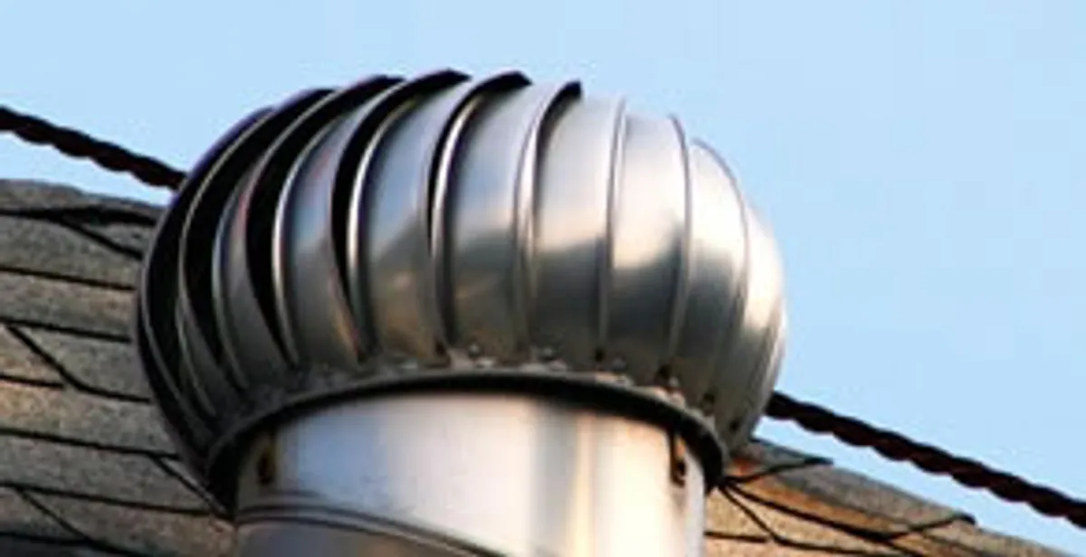 attic fan installation services with professionally installed roof ventilation unit in Louisville, KY