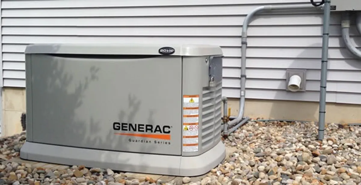 generator installation service featuring outdoor standby generator setup by licensed electricians in Louisville, KY