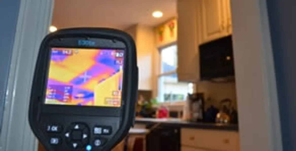 home energy audit service using thermal imaging to evaluate electrical efficiency inside a home in Louisville, KY