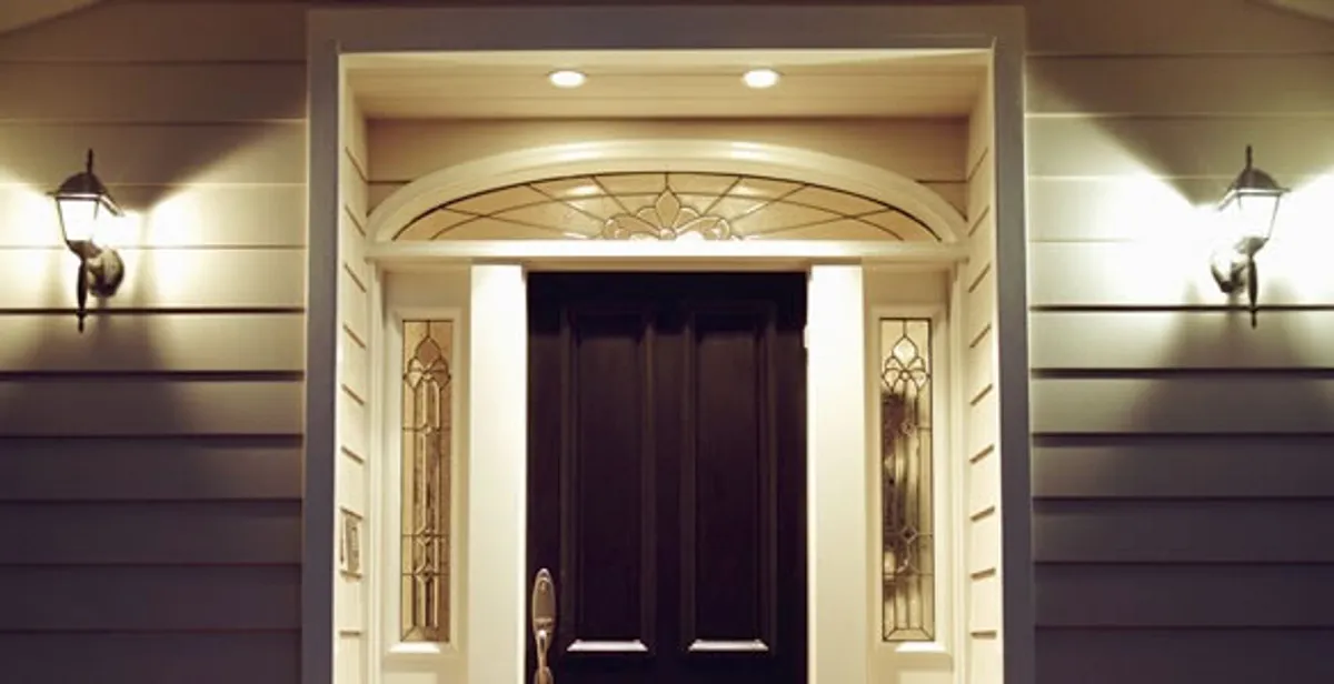 security light installation services with professionally installed entryway lighting in Louisville, KY